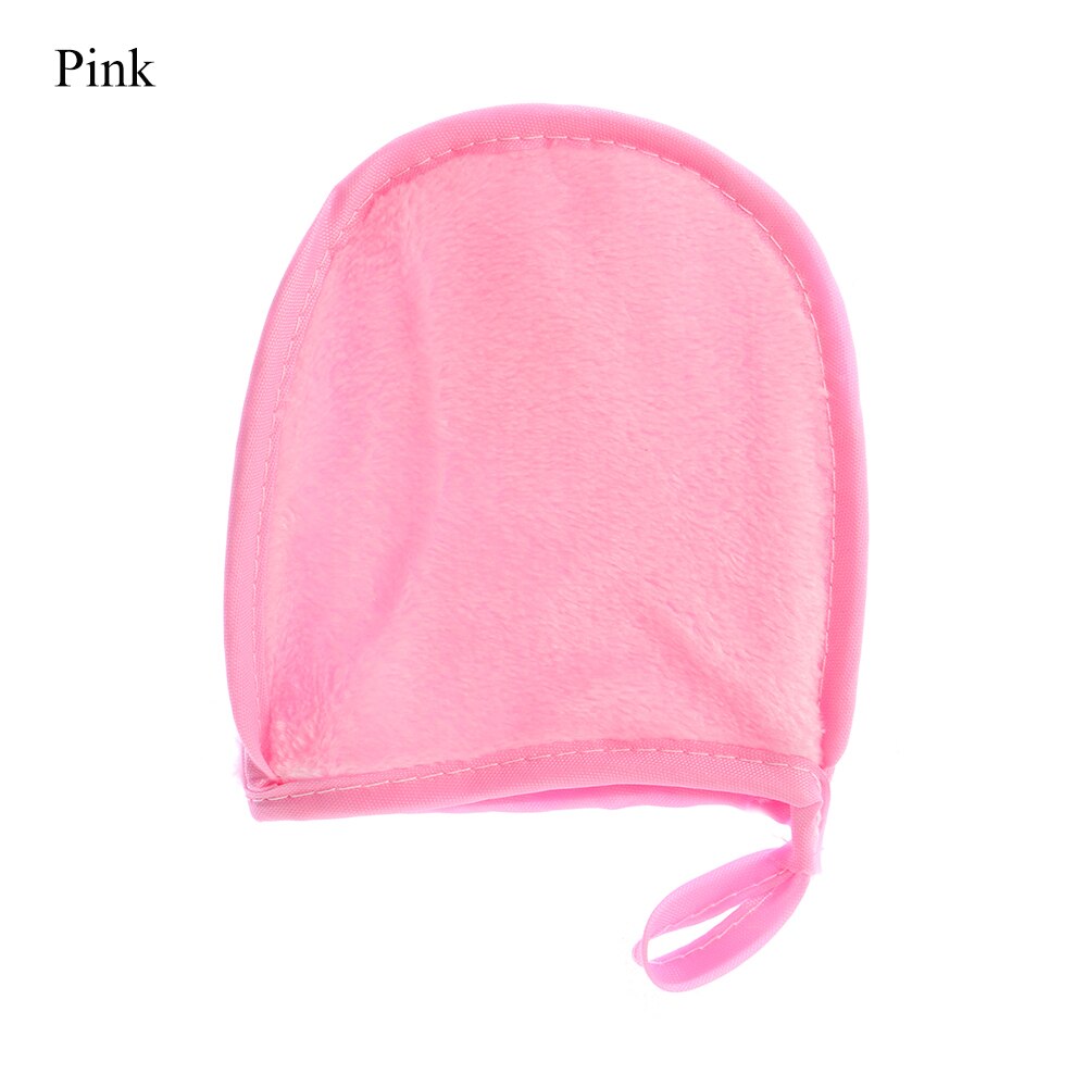 1PC Color Reusable Microfiber Facial Cloth Face Towel Makeup Remover Cleansing Glove Tool Beauty Face Care Pink Towel 3 Styles: pink