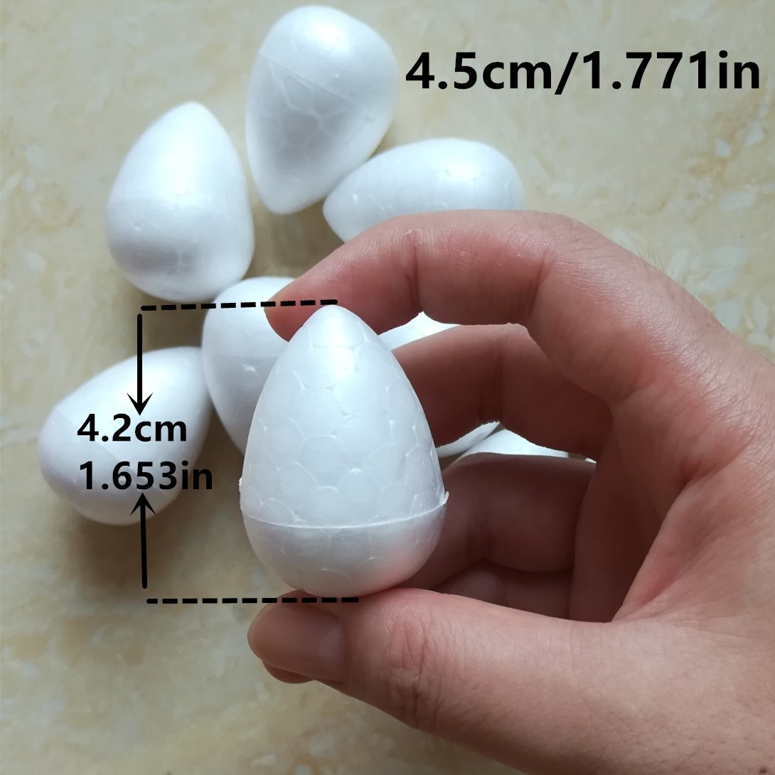 Forma de gota de agua para manualidades, 1/1, 5/2/2, 5/3/4/4, 5/5cm, forma de gota de agua, corazón de flores, rosa de espuma blanca hecha a mano, Media bola: Naranja