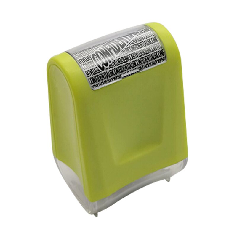 Carimbo quente da proteção do roubo da identidade do rolo da venda para guardar seus dados confidenciais da privacidade do id: Green