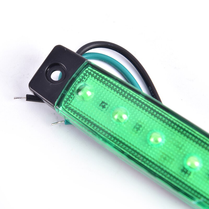 Indicador lateral de camión, Bombilla de señal intermitente LED de 12V y 24V para coche, camión, remolque, luz de advertencia trasera, luces de freno, 1 ud.