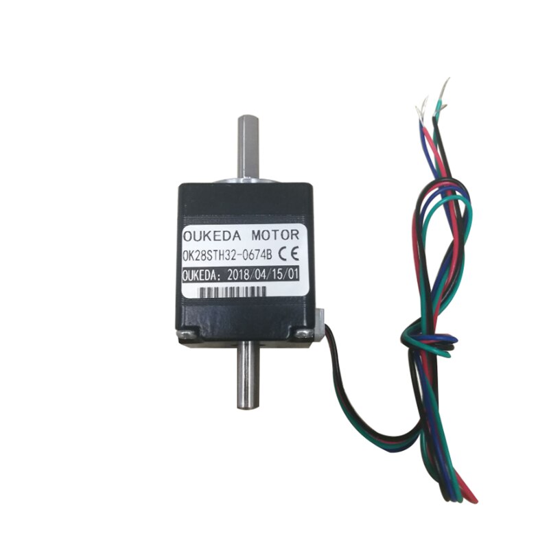 NEMA 11 Dual shaft Stepper Motor 1.8 Degree 2 Phase 32mm 0.67A 60mN.m hybrid 28 Stepper Motor NEMA11