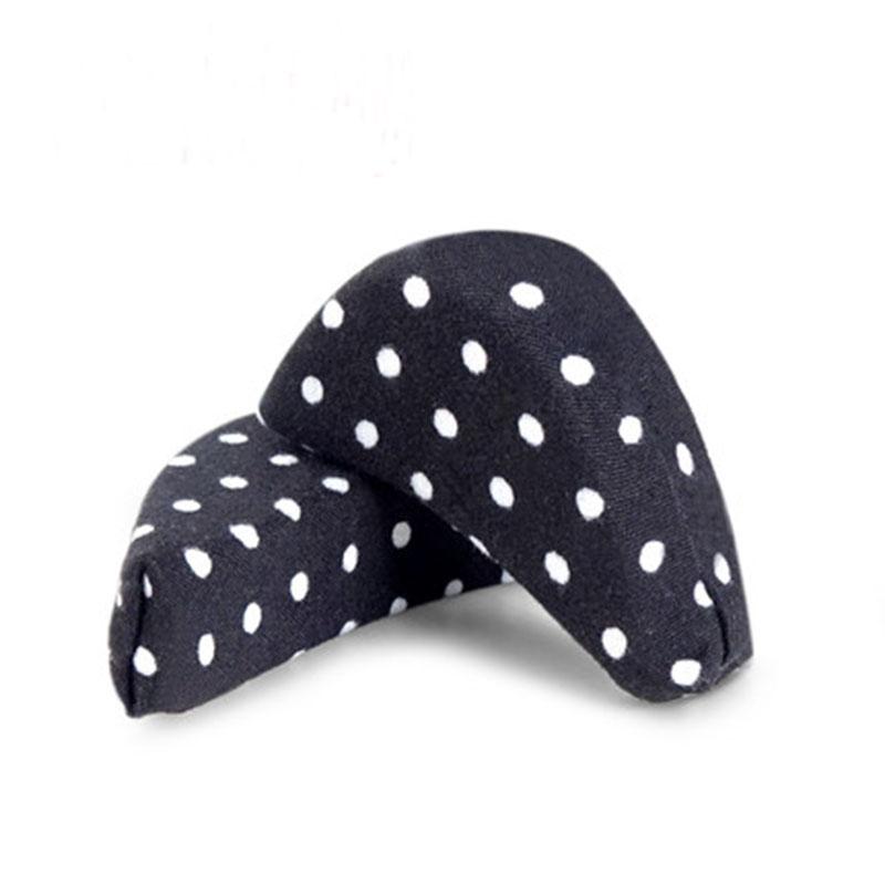 Soft Forefoot Inserts Shoe Filler Pads for High Heel Shoes Foam Toe Plug Foot Pain Relief Care Forefoot Cushion Insoles Shoe Pad: Black White spot