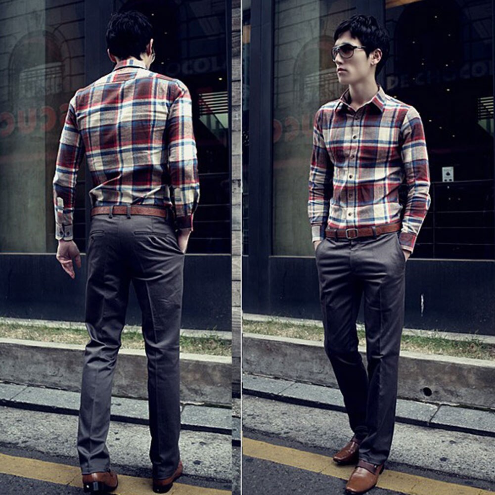 Spring Autumn Fall Men's Western-style Casual Thin Suit Business Pants Work Pants Straight Men Trousers