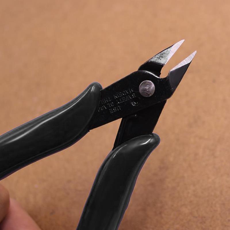 1Pc Diagonal Pliers Electrical Wire Cable Cutters Cutting Side Snips Flush Pliers Nipper Hand Tool With Lightweight Spring Tools
