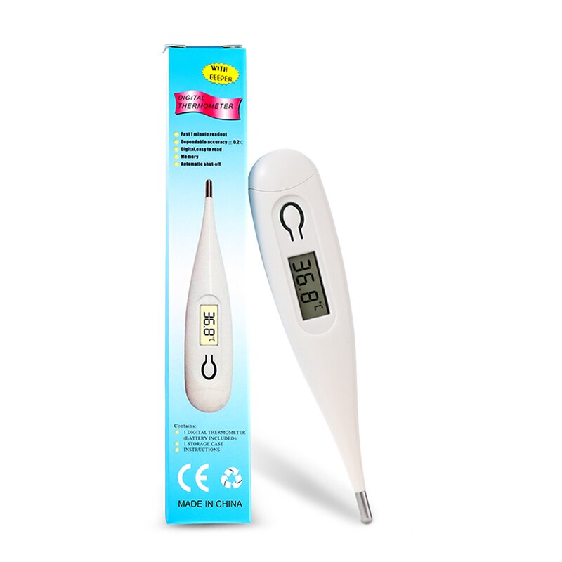 1pc Digital Thermometer Free LCD Show Reading Body Fever Thermometer for Children