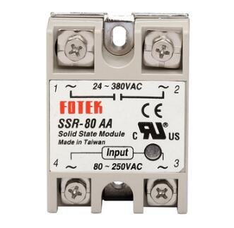 40A single-phase solid state relay module SSR-25DA DC control AC AC AC control AC small SSR-10DA SSR-40DA 10A 25A: SSR-80AA