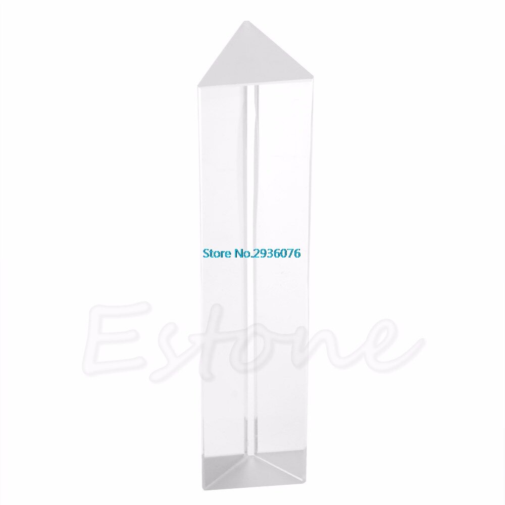 Optical Glass Triple Triangular Prism Physics Teaching Light Spectrum Support MAR31_25