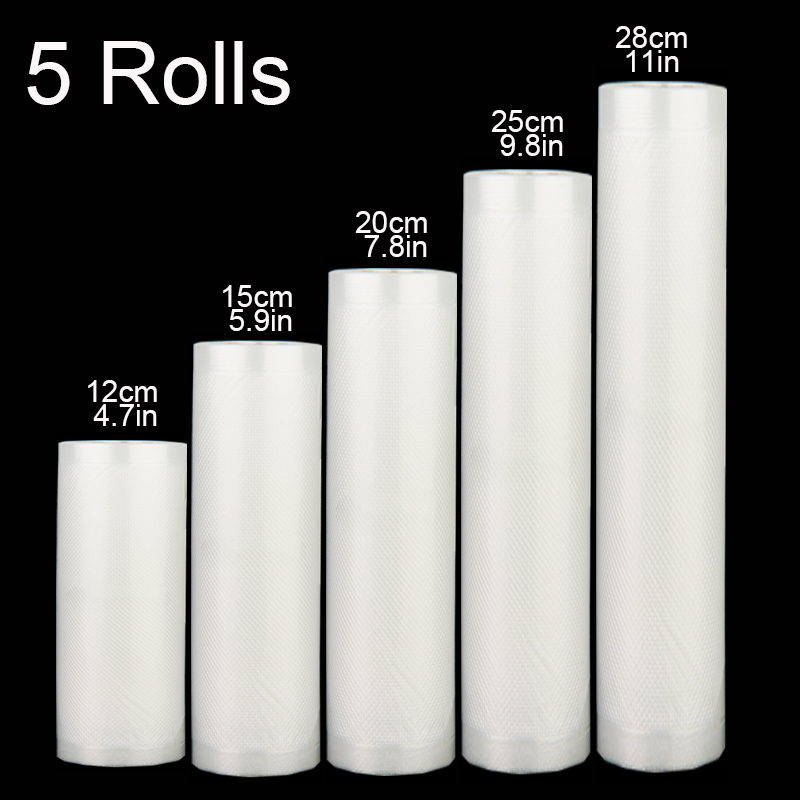 Vacuum Seal Bags For Food, Food Saver Bags Rolls, Household Vacuum Packing Bag, Vacuum Sealer, Vacuum Storage Bags: Light Grey