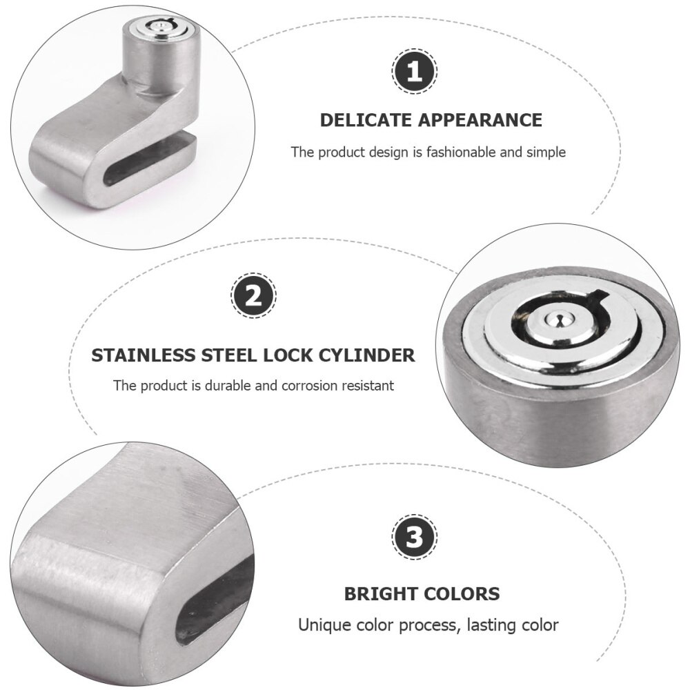 1pc lås nyttig anti-tyveri lås alu lås til scooter