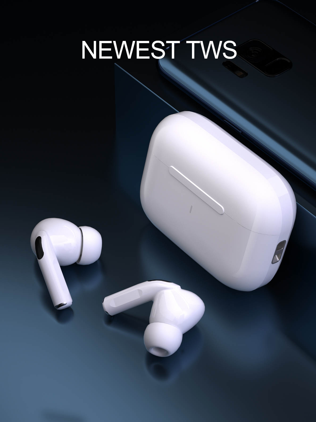 Original Wireless bluetooth headphone noise canceling earphone HIFI stereo headset earbuds bluetooth for xiaomi Huawei Air pods