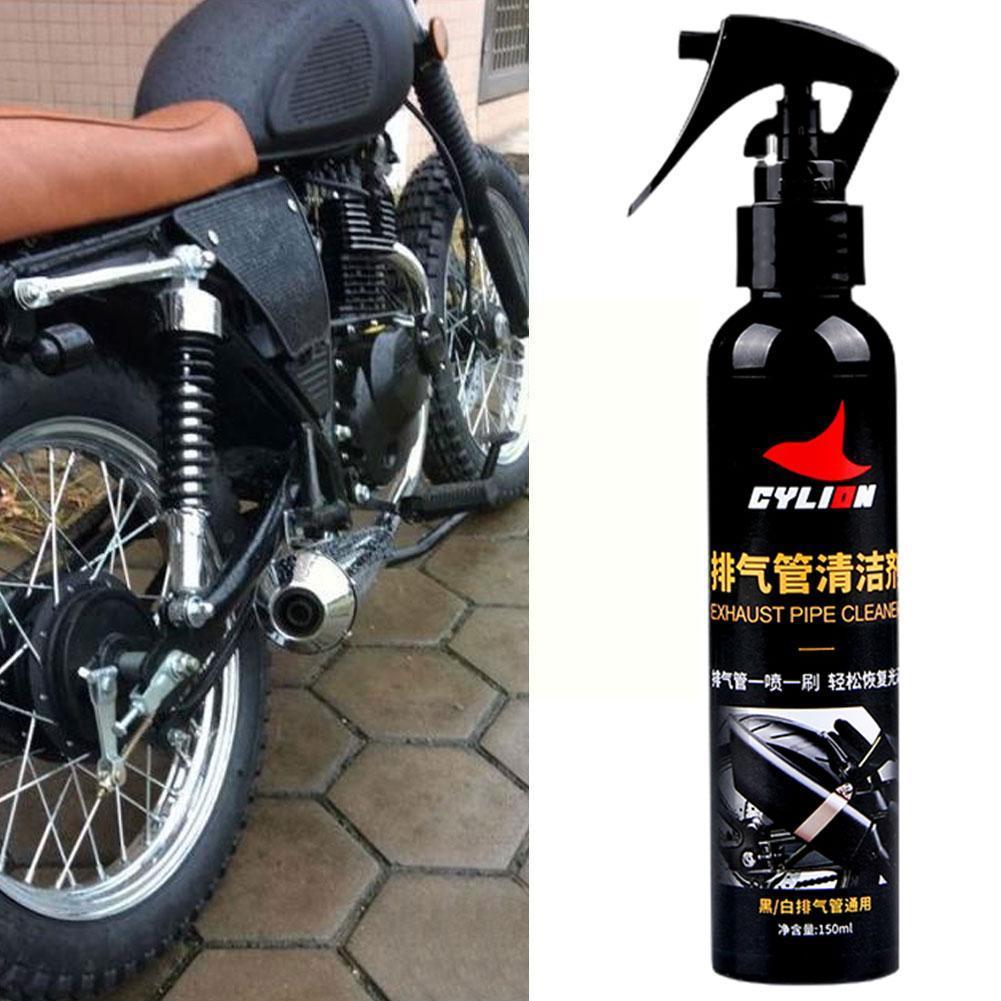 150ml Motorcycle Exhaust Pipe Cleaner Motorcycle Maintenance Pipe Exhaust Equipment Motorcycle Automobile Cleaner Tools D2P3