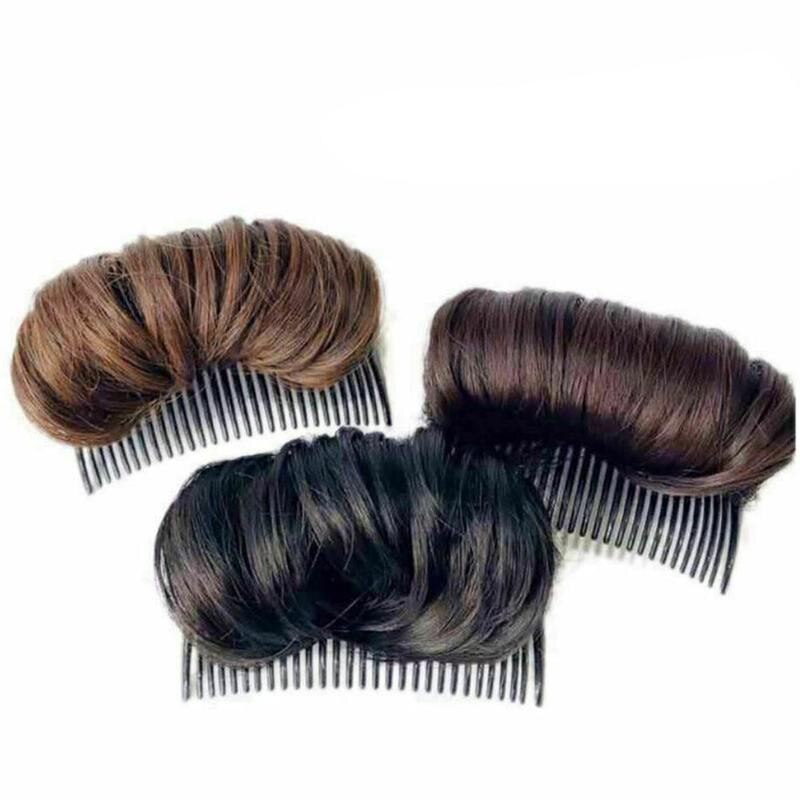Invisible Duveteux Cheveux Pad Pour Les Femmes Cheveux Duveteux Cheveux Peignes Cheveux Synthétiques Augmentant Tresses Outils De Coiffure Accessoires De Cheveux
