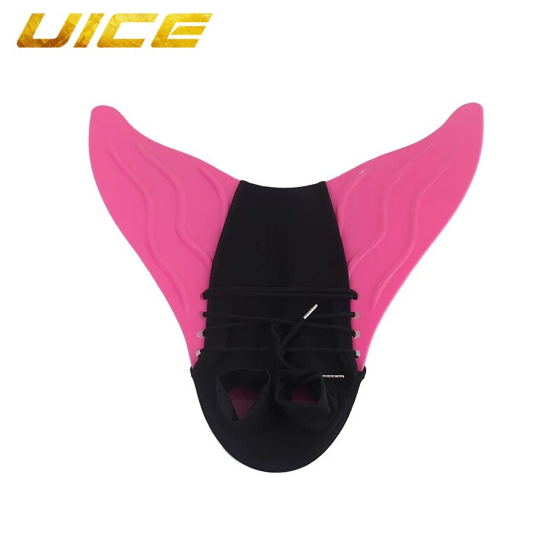 Pool Fin Foot Fins Swimming Fins Mermaid Tail Diving Flippers Submersible Snorkeling Adult/Child Flexible Comfort Portable
