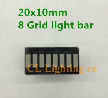 20pcs white LED Bar Display 8 Segment Array Numbers LED Signs Display Bar Graph Segment LED