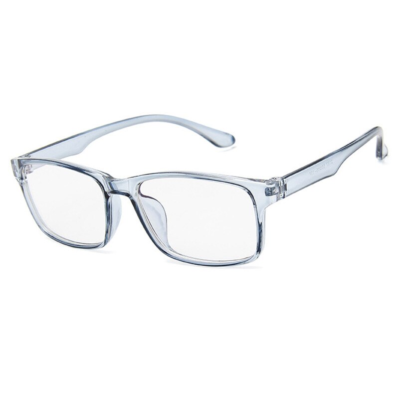 Small Square Frame Female Eyeglasses Unisex Transparent Lens Male Jelly Color Optical Glasses Women Men: Blue