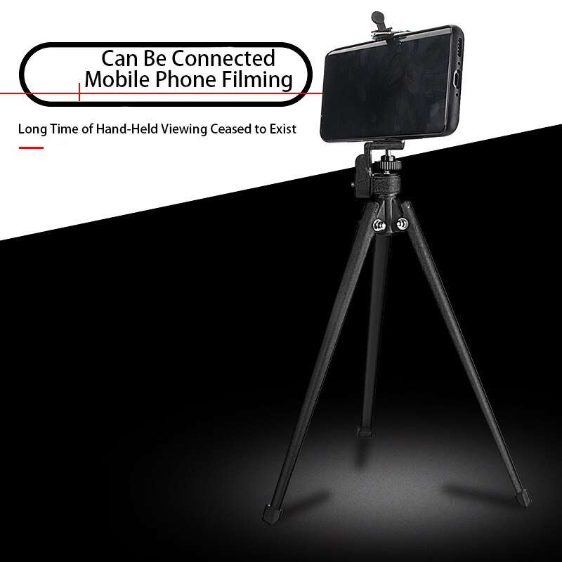 Foldable Telescope Tripod Holder 360 Degree Whirling Head Tripod Stabilizer Metal Camera Tripod