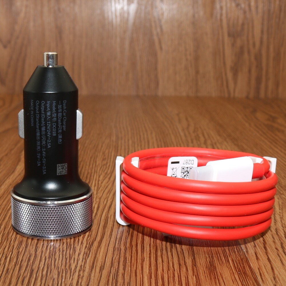 Oneplus d'origine 6 Dash chargeur de voiture Dash Charge 3.4V ~ 5V = 3.5A Standard 5V = 2A pour Oneplus 3/3 T/5/5 T/6 Dash chargeur adaptateur