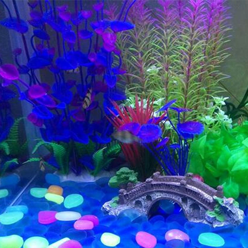 50 Stuks Hars Lichtgevende Stenen Aquarium Aquarium Decor Lichtgevende Stenen Woondecoratie