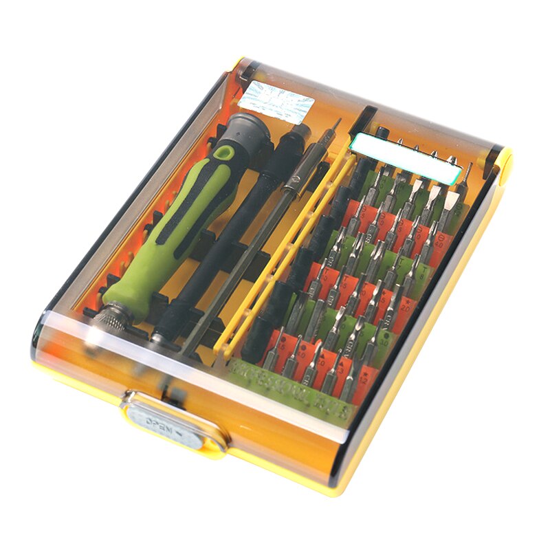 45-- in- -1 schroevendraaierset, schroevendraaierbits, precisie-demontagegereedschap voor computer- en mobiele telefoonreparaties van h-best: Default Title