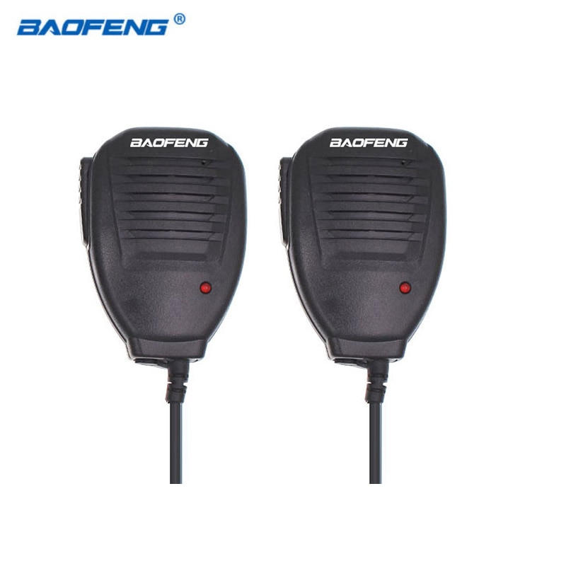 2 Stuks Baofeng Handheld Microfoon Speaker Microfoon Voor Baofeng UV-5R BF-888S UV-S9 GT-3 UV-82 Plus Twee Manier Radio Walkie Talkie uv 5R