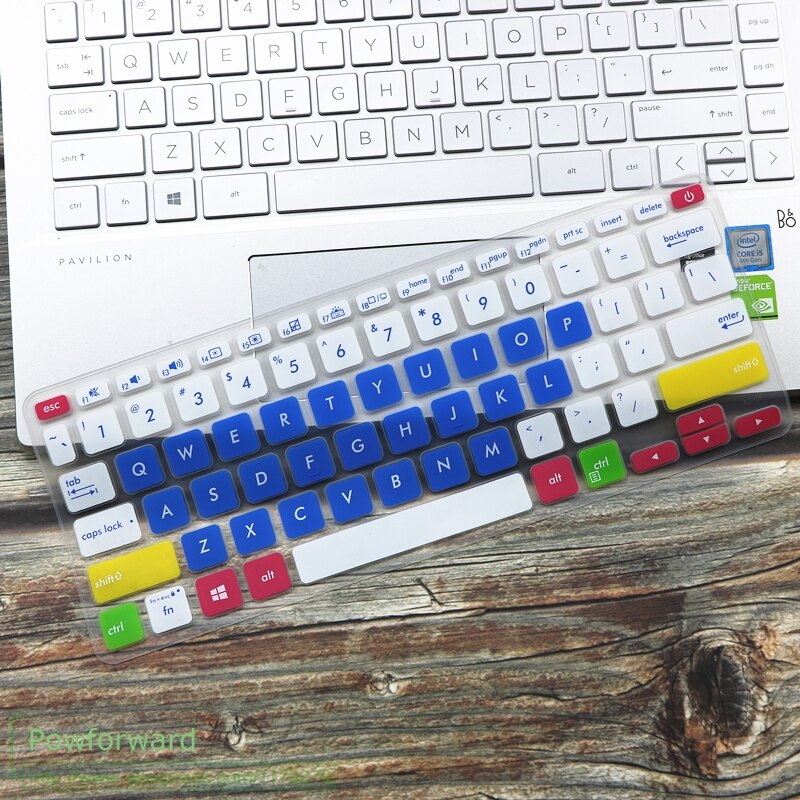 for ASUS VivoBook 14 X403F X403 X403FA X412 X420UA A403FA X412FJ X420 laptop keyboard Protective Keyboard Cover Protector: candyblue