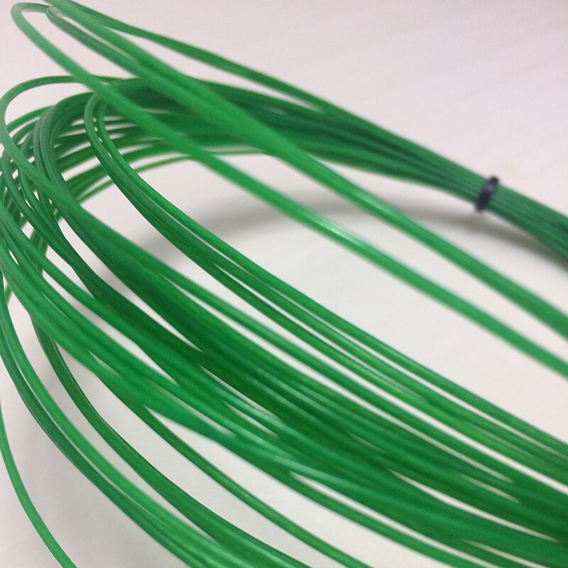 10m/pc FANGCAN 1.20MM/18 Gauge SEMI-GUT Nylon Squash String for Squash Racket at Green Color