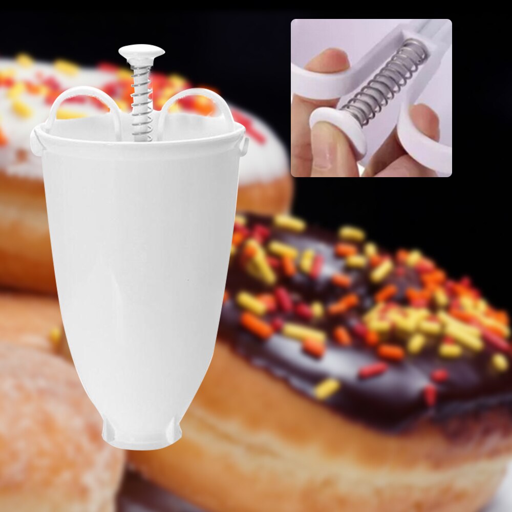 Molde de rosquilla portátil y rápido para hacer rosquillas, artefacto de cocina, molde para hacer donuts