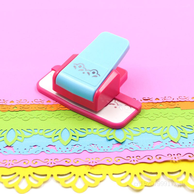 DIY Paper Cutting Tools Paper Puncher Crafting Border Hand Punch Lace Heart Flower Paper Punch for Scrapbooking Arts