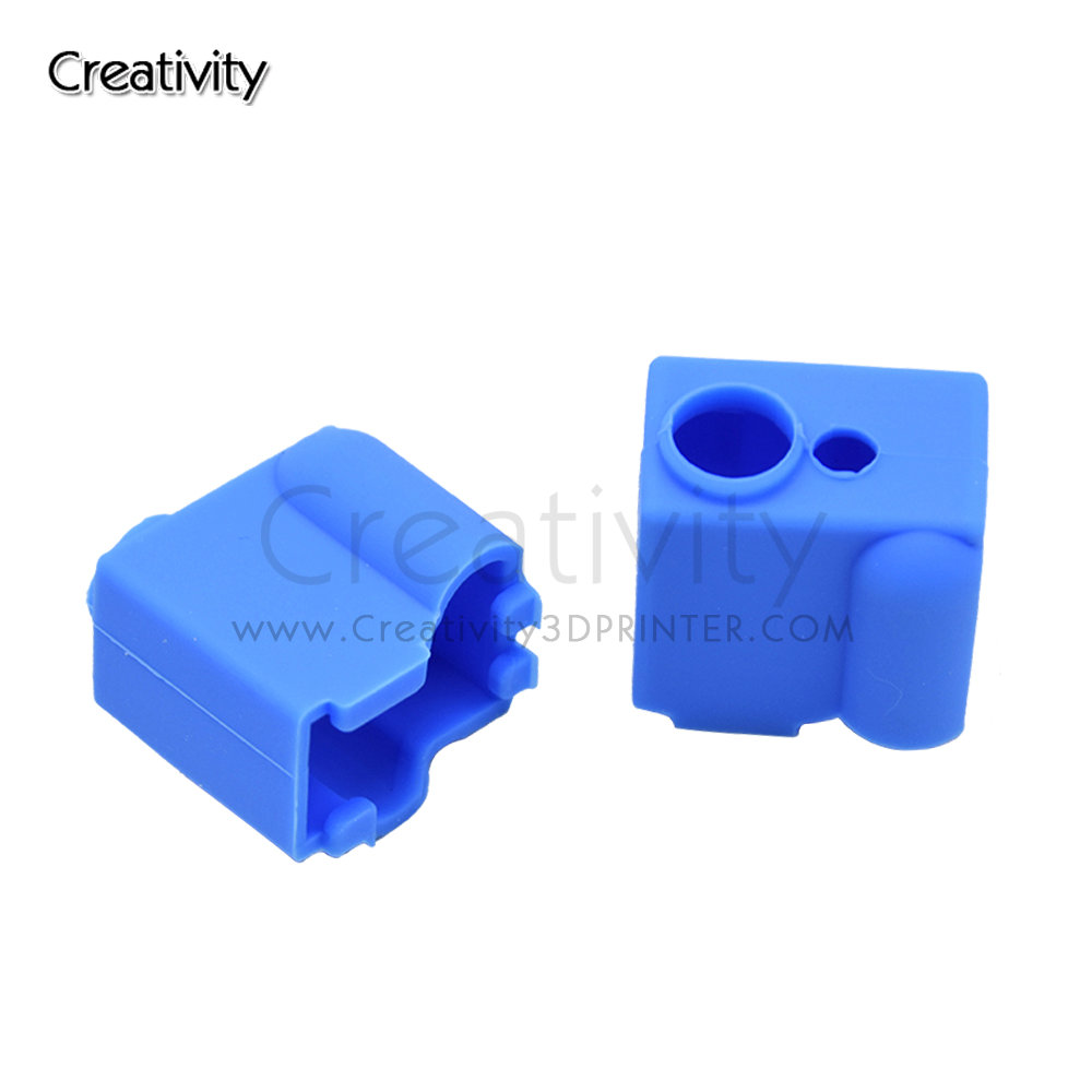 Creatività Parte stampante 3D Vulcano Calzini in silicone per Sidewinder X1 genio Vulcano Blocco termico J-testa Hotend Estrusore Blocco Copertura: Rosso