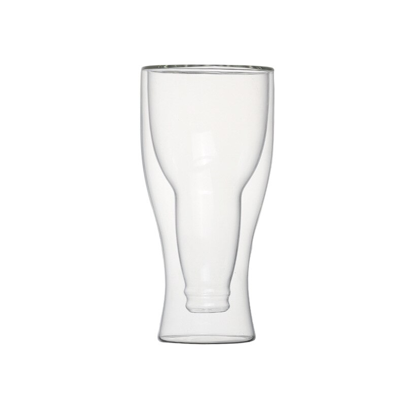 Double craft beer cup IPA white dark wheat