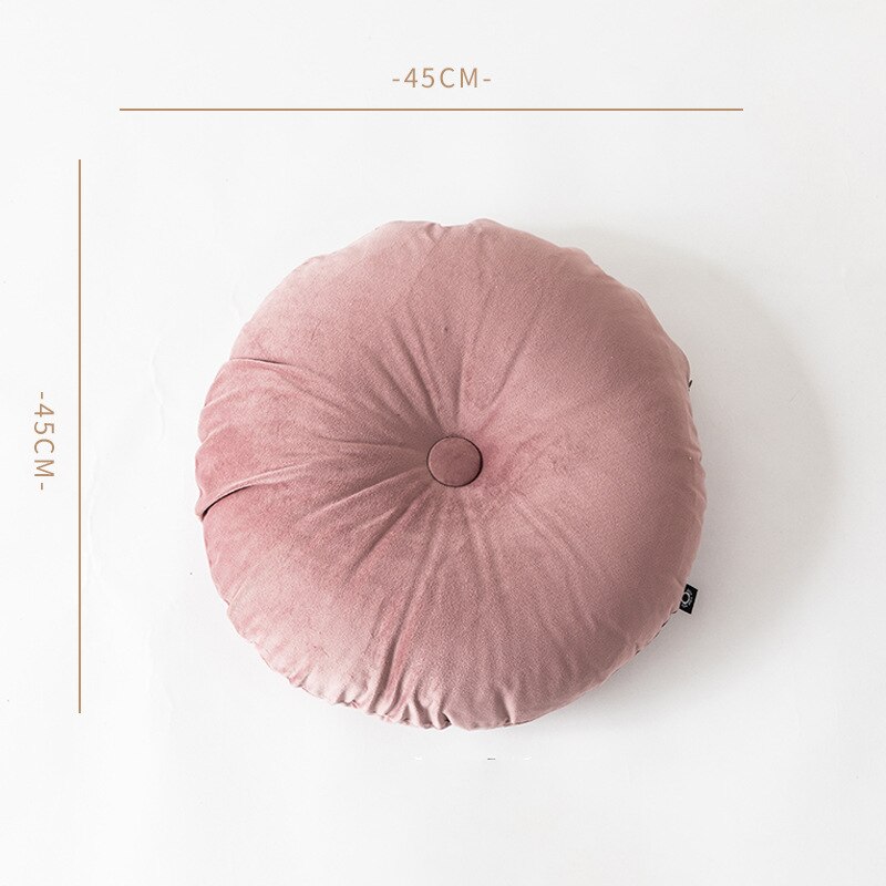 Fluweelzacht zitkussen vliegtuig zwanger lang kussen voor slapen lounge stoel kussens: Roze 45 x 45cm