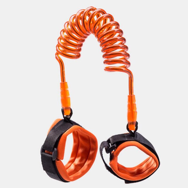 Baby Safety Harness Leash Kid Anti Verloren Pols Trekkabel Band Peuter Beveiliging Outdoor Veiligheid Armband Safe Cord Kind Veiligheid: orange 200cm