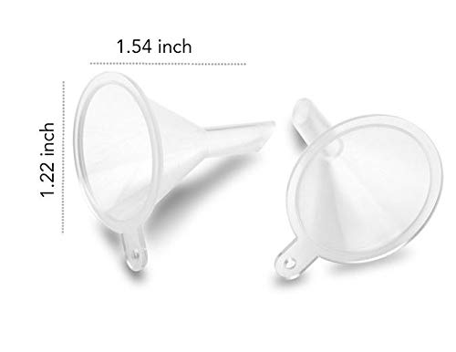 10 Stuks Mini Trechter Vullen Lege Fles Verpakking Tool Voor Reizen Plastic Mini Kleine Trechters Voor Parfum Vloeistof Essentieel