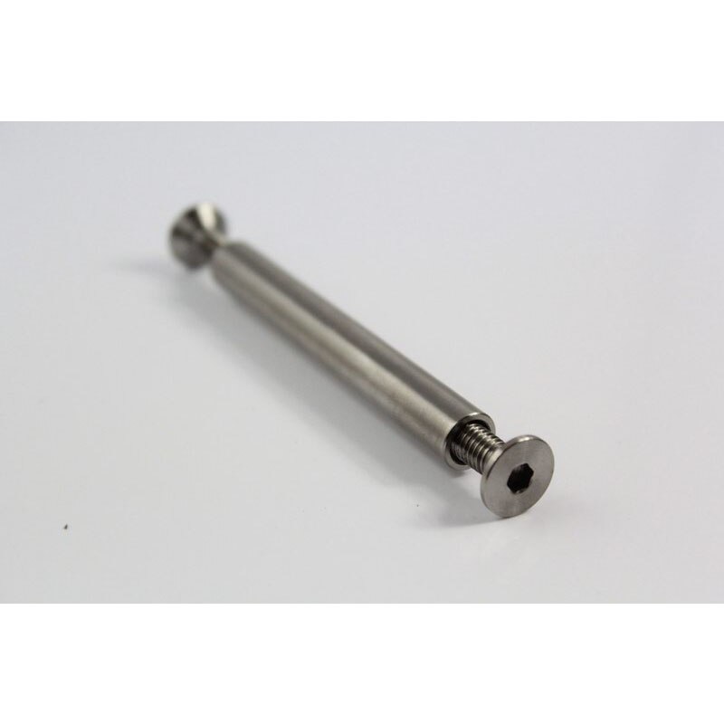 Brompton-horquilla trasera plegable para bicicleta, accesorios de tornillo de aleación de titanio Ti (1 eje y 2 tornillos)