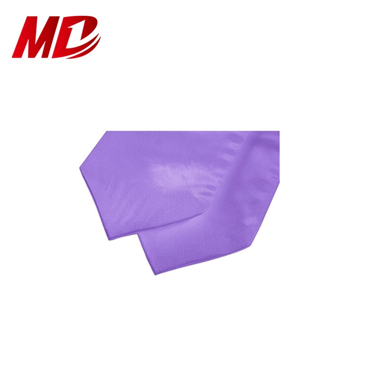 Graduationmall Adult Graduation Plain Stole Satin Fabric In Purple