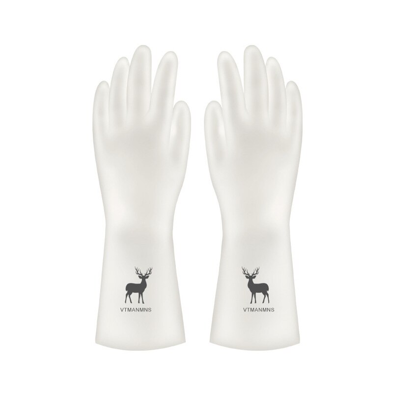 S/M/L ménage gants ménage étanche Silicone gants PVC lavage vêtements nettoyage cuisine plat Durable anti-dérapant gants: 1 / S