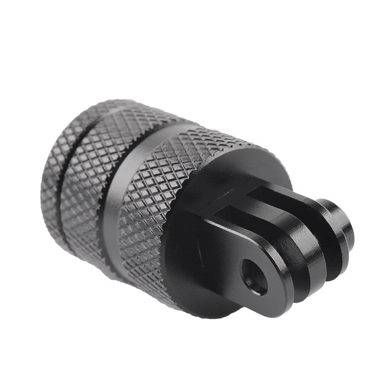 Adaptador de Metal para Gopro, trípode de aluminio de 1/4 pulgadas, montaje de aleación cnc, rotación de 360 grados, para Go Pro Hero 10, 9, 8, SJCAM Xiaomi Yi 4k: B Type