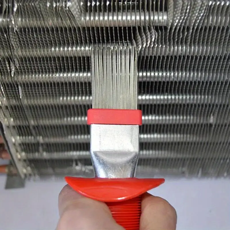 Rengjøringsverktøy for klimaanleggslameller i rustfritt stål - effektiv hvac-kondensator og radiatorbørste, automatisk justering i forskjellige: Default Title
