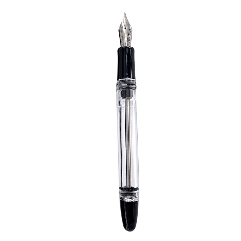 Fountain Pen Translucent White Yong Sheng 699 Vaccum Filling Fountain-Pen EF Nib Pen School Office Supplies Stationery