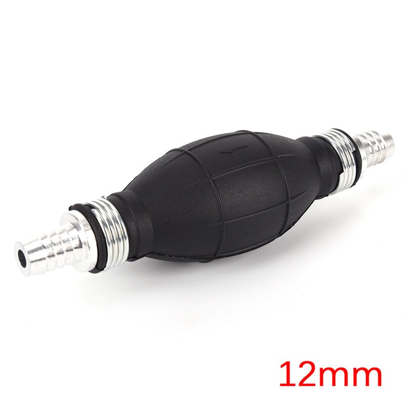 4 styles Line Pump Primer Bulb Hand Primer Gas Petrol Pumps Rubber And Aluminum Hand Fuel Pump Apply to All Fuels: 12mm