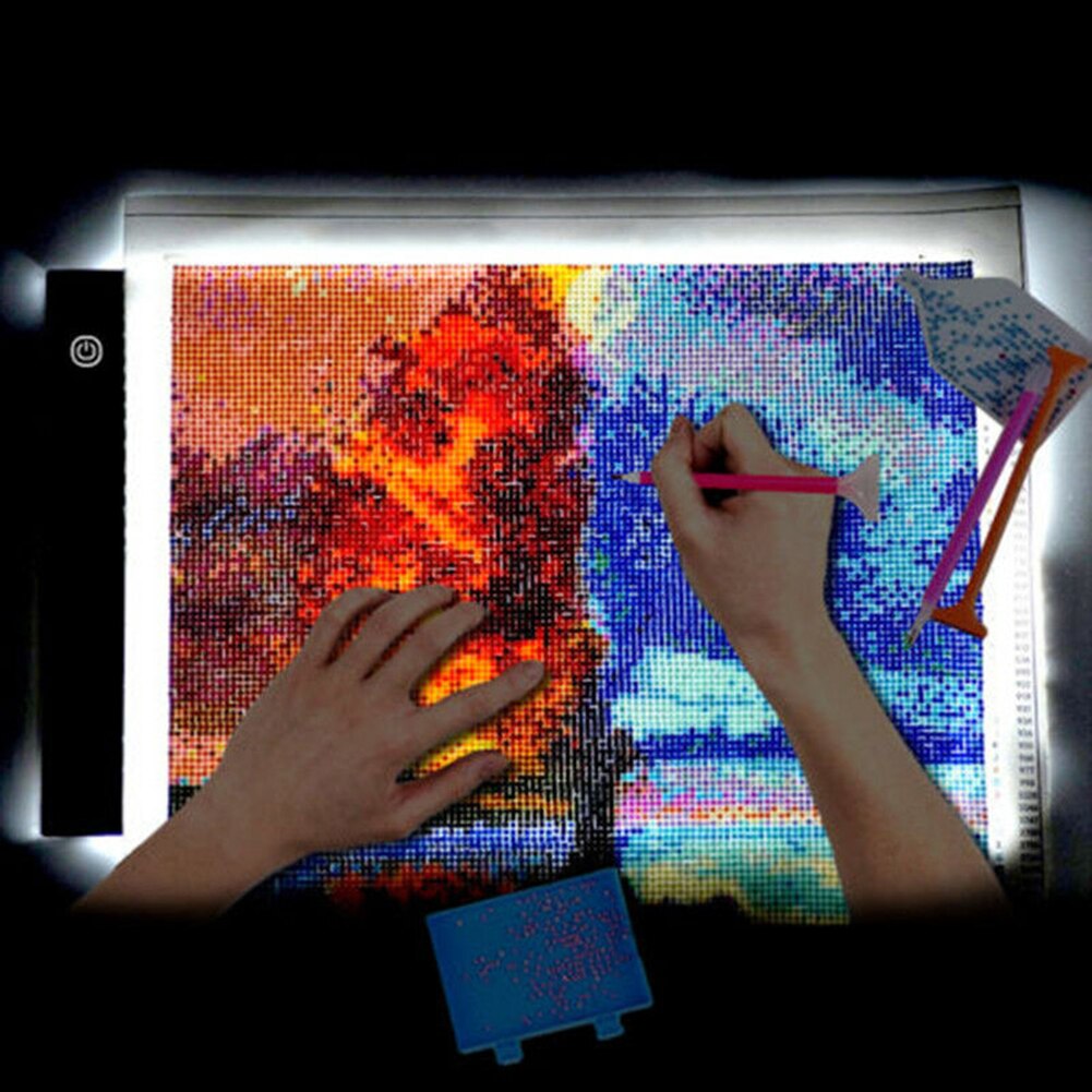 5D A4 USB Powered Ultra-thin LED Drawing Board Pad Animation Tracing Light Box Lightbox Tablet Blank Canvas