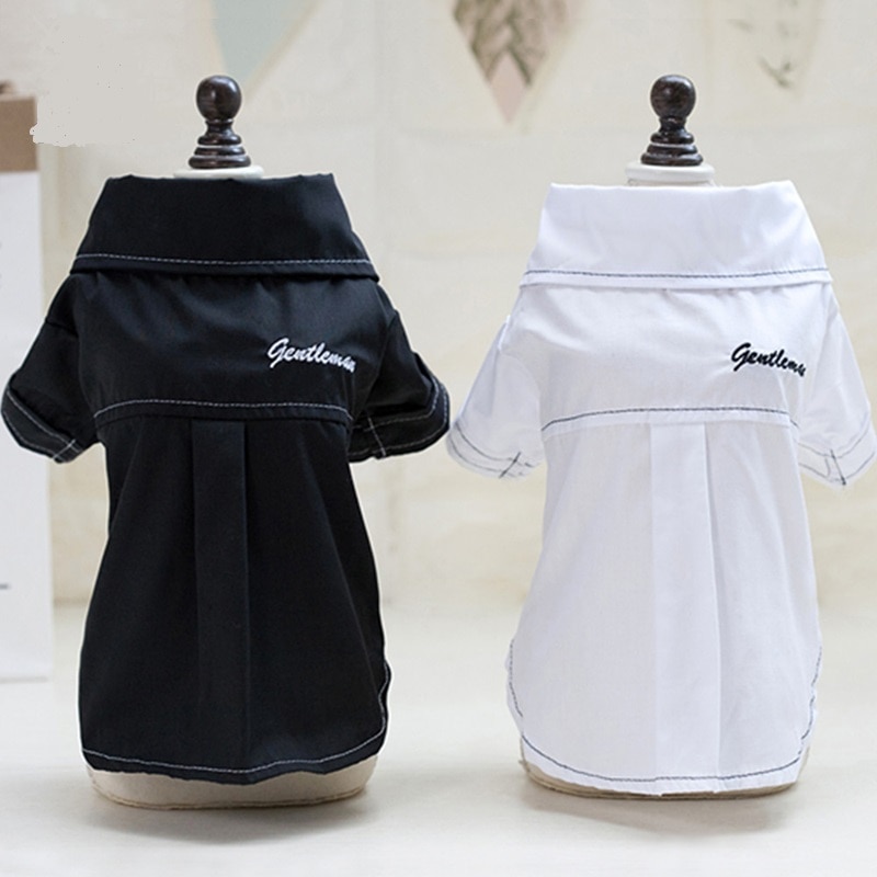 Novo design roupas para cães pequenos filhote de cachorro colete cães casaco primavera verão pet cachorro camisa vestido yorkies chihuahua roupas 3e25