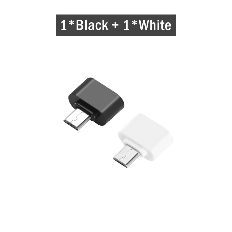 2 Stuks Usb Naar Micro Otg Adapter Voor Samsung Galaxy S6 S7 Rand A6 A7 A10 A11 J2 J4 J6 j8 J3 J5 J7 Core Micro Usb Otg Connector: 2 Pieces-Mix