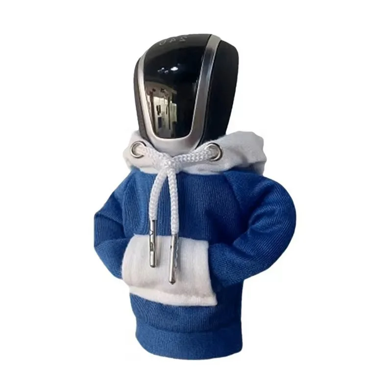 Sudadera con capucha Universal para palanca de cambios de coche, decoración Interior, cubierta con capucha de cambio de marchas, cubierta de cambio, decoración de manija de engranaje, compatible con Manual automático: Marrón