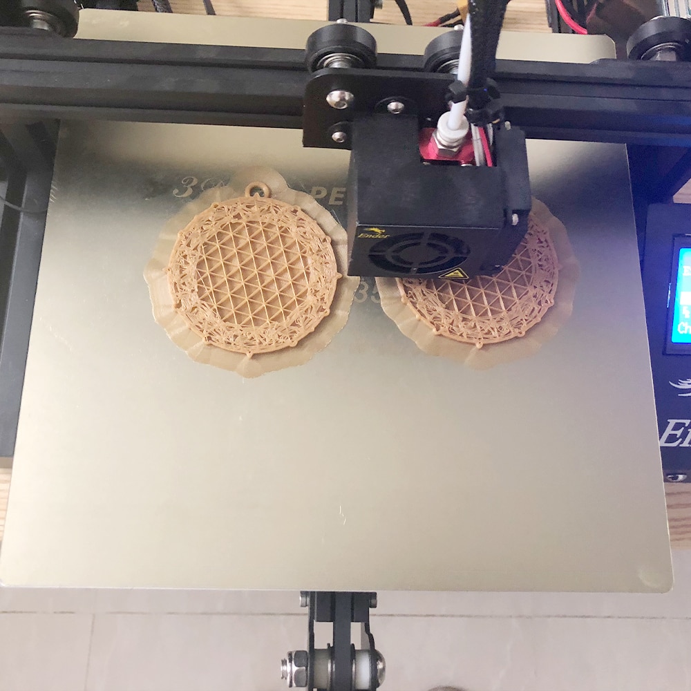 ENERGETISCHE Entfernung Voron 3D Drucker Heißer Bett Frühling Stahl Blatt Pre-Angewendet Eine Seite Glatt PEI 300x300mm Mit Magnetische Basis