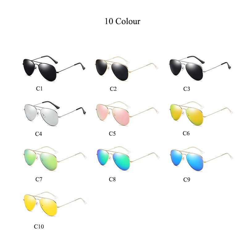 Pro acme klassisk pilot polariserede solbriller til mænd kvinder ultra-lys ramme kørsel solbriller  uv400 beskyttelse  pc1167