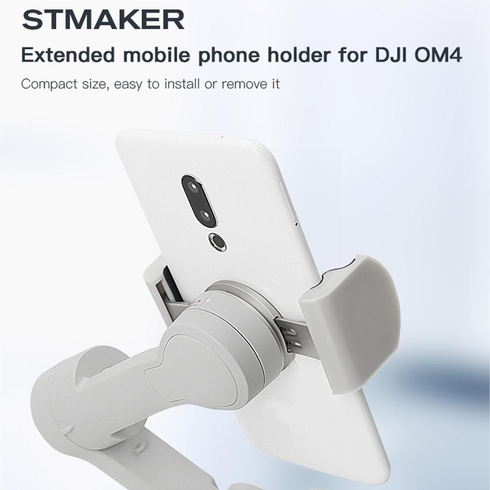 1 stück für dji  om 4 handheld-gimbal, handyhalterung, magnetische verlängerung, ausziehmechanismus, schnellverschluss, handyhalterungsschnalle