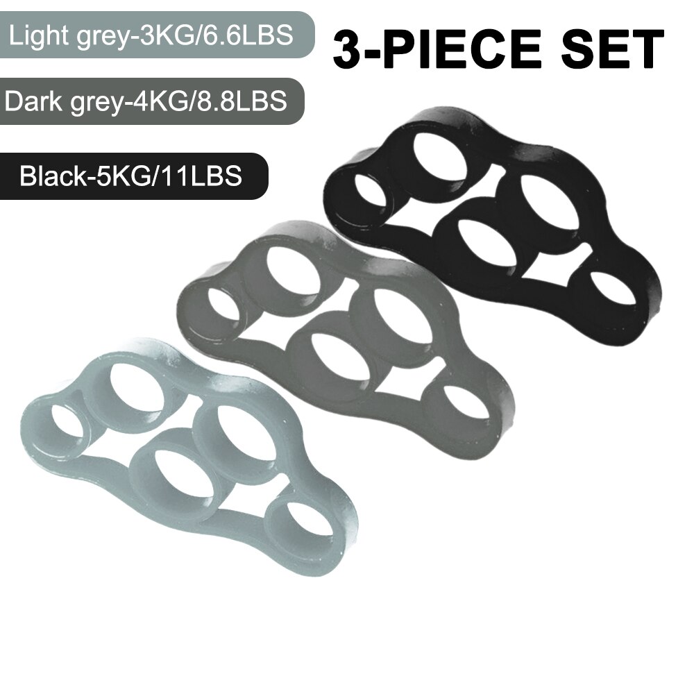 Silicone Finger Gripper Hand Gripper Set for Exercise Hand Grip Wrist Strength Exerciser Finger Expander Fitness Resistance Band