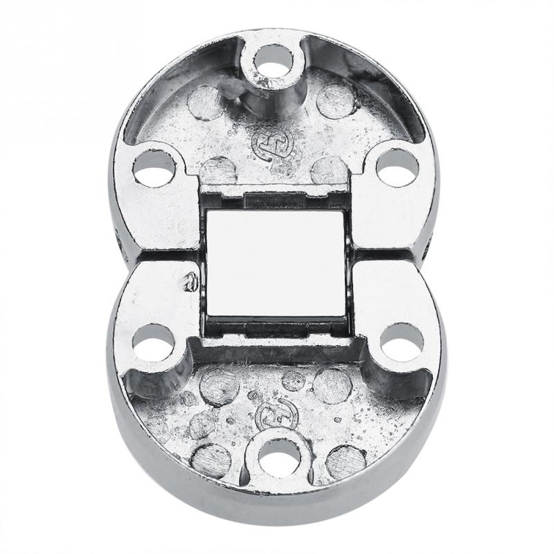 Bisagras de mesa plegables de aleación de Zinc, bisagras de mesa plegables autoportantes para el hogar, mesas de solapa, muebles, Hardware ovalado, 2 uds.