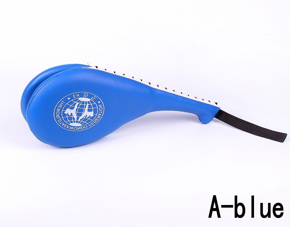 Kinderen Taekwondo Karate Focus Pad Pu Rebound Super Strakke Shi Spons Dubbele Kick Pad Doel Multifunctionele Training Doel 1 Pcs: A-blue